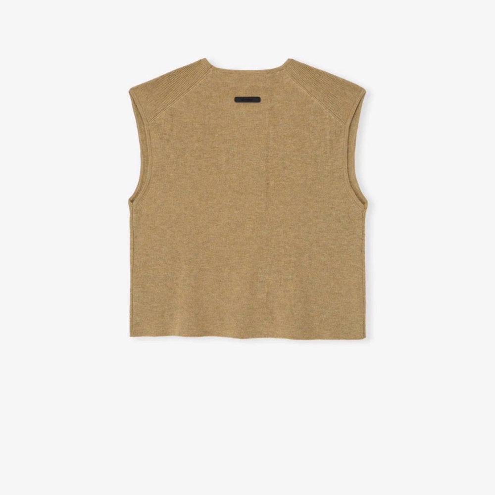 NWT ESSENTIALS
Womens Signature Rib Knit Cropped Top - Picture 2 of 3